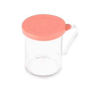 144-96SKRM135 10 oz Shaker/Dredge w/ Medium Ground Lid, Polycarbonate