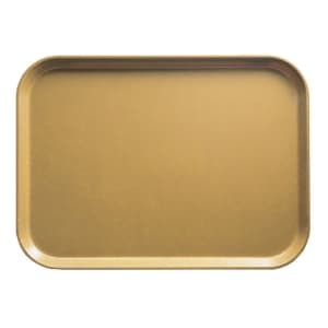 144-57514 Fiberglass Camtray® Cafeteria Tray - 6 9/10"L x 4 9/10"W, Earthen Gold