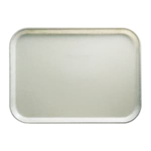 144-810101 Fiberglass Camtray® Cafeteria Tray - 9 4/5"L x 8"W, Antique Parchment