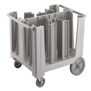 Cambro ADCS480 37 7/8&quot; Mobile Dish Caddy w/ (6) Columns - Plastic, Speckled Gray