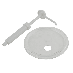 144-CFPSRC10135 ColdFest Cover and Pump Kit - 1 oz Condiment Portions, Clear