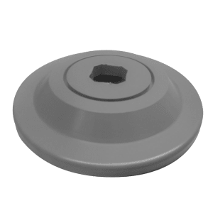 144-CSHDDB 5" Camshelving High Density Doughnut Bumper - Gray