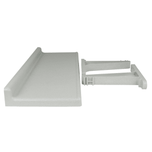 144-CSWS1436SK Solid Wall Mounted Shelf, 36"W x 14"D, Polypropylene