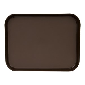 Cambro PT1418167 Rectangular Polytread Tray - 14x18&quot; Brown
