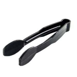 144-TG6110 6"L Plastic Serving Tong, Black