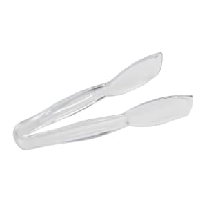 144-TGG9135 9 1/2"L Plastic Serving Tongs, Clear