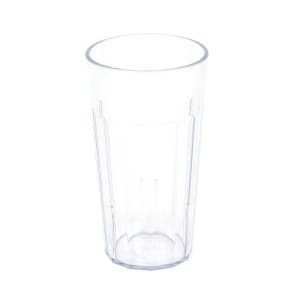 144-NT16152 16 2/5 oz Clear Fluted Plastic Tumbler