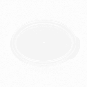 144-RFS1SCPP190 Camwear Round Seal Cover for 1 qt Clear Containers, Translucent