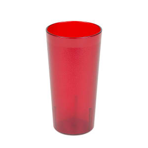 Cambro 12 oz Amber Colorware Plastic Tumbler Cups (1 Dozen)