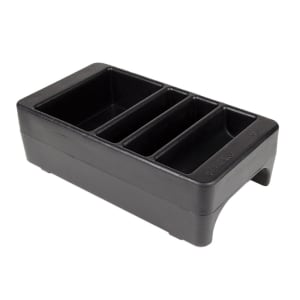 144-LCDCH110 Condiment Organizer w/ (4) Bins - Black