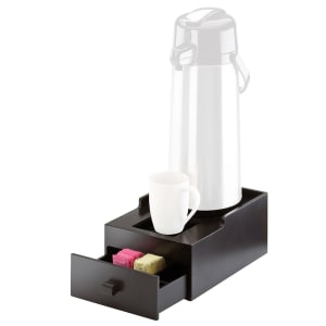 151-1051196 Airpot Stand Only with Packet Drawer - Drip Tray, Midnight