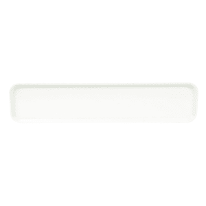 144-630MT148 Rectangular Display Market Pan - 6 7/16" x 30" x 3/4", White