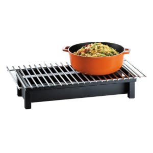 151-13482213 Modern Style Chafer Alternative, 22" x 12" x 4" H, Black