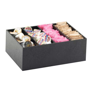 151-2040 Condiment Organizer w/ (4) Bins - Black