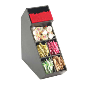 151-2052 Condiment Organizer w/ (6) Bins - Black