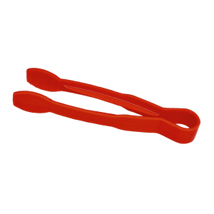 144-TG9404 9"L Plastic Utility Tongs, Red