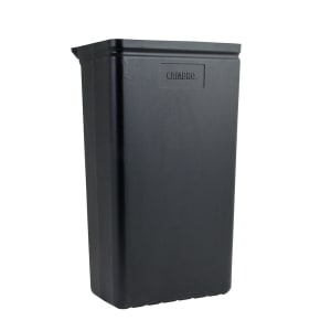 144-BC331KDTC110 8 gal Trash Container for KD Service Cart, Black