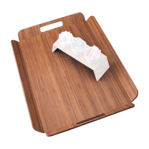 151-958160 Room Service Tray w/ Bamboo Finish, 22 1/2 x 17"