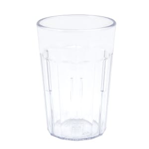 144-NT5152 6 2/5 oz Clear Fluted Plastic Tumbler