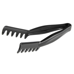 144-TGA8110 8 1/4" Plastic Serving Tongs, Black