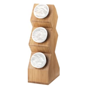151-1016360 3 Compartment Cylinder Display Only - Bamboo