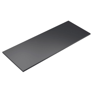 151-1435124896 Rectangular Tray Riser Shelf - 12x48", Midnight Bamboo