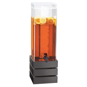 Cal-Mil 1112-5A Clear Acrylic 5 Gallon Square Beverage Dispenser