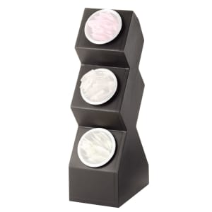 151-10163 3 Hole Vertical Silverware Display, 5 1/2 x 8 x 20" H
