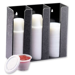 151-2784 Wall Or Counter Mount Lid & Ramekin Organizer, Up To 4" Diam