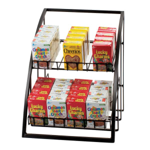 151-170213 Merchandiser w/ Wire Shelves, 13 1/2 x 15 x 16 1/2", Black