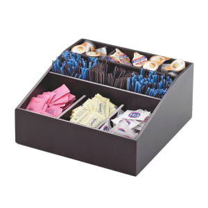 151-171496 Condiment Organizer w/ (9) Bins - Black