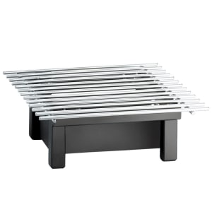 151-13481213 12" Square Chafer Grill w/ Fuel Holder - Metal, Black