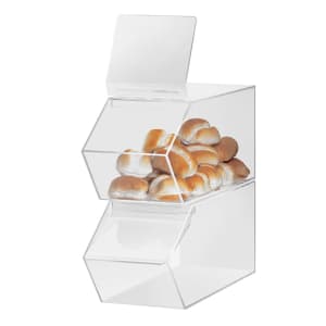 151-992 Countertop Acrylic Dry Food Bin, 7 1/2" x 19 1/2" x 8"