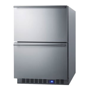 162-FF642D 23 5/8" W Undercounter Refrigerator w/ (1) Section & (2) Drawers, 115v
