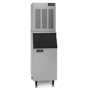 159-GEM650AB55PS 740 lb Nugget Ice Machine w/ Bin - 510 lb Storage, Air Cooled, 115v