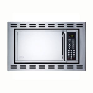 162-OTR24 Built In Microwave Oven w/ Touchpad Controls & Digital Clock, Mirror/Stainless, .9 cu ft