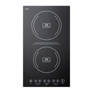 162-SINC2220 Built In Induction Stove w/ 2-Zone, 8-Power Settings, Black