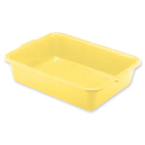 175-1517C08 Drain Box - Handles, 20x15x7, Plastic, Yellow