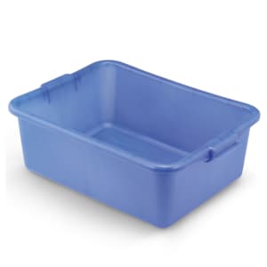 175-1527C04 Food Storage Box - Molded Handles, 20x15x7", Blue