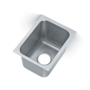 175-101011P (1) Compartment Undermount Sink - 14" x 10", Drain Included
