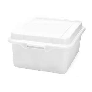 175-1507C05 Food Storage Drain Box - With Cover and Drain, 15x20x7", White
