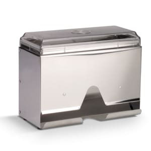175-381528 Single Sided Straw Dispenser - 200 Capacity, Silver