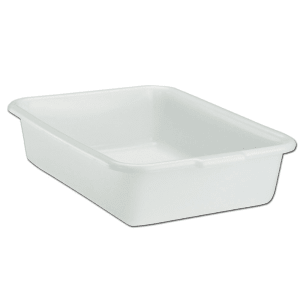 175-152105 Traex® Bus Box - 15 3/5" x 21 3/4" x 5", White