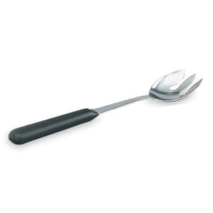175-46920 11 5/8" Notched Serving Spoon - Hollow Handle, Black