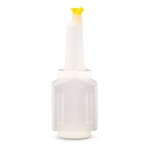 175-3648 Bar Keep Jar Pack - (6) 48 oz Jars, Assorted Color Spouts
