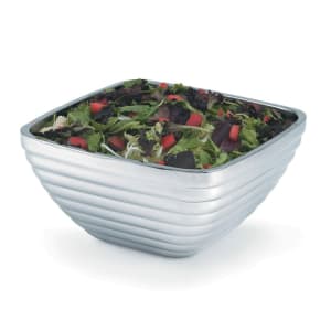 175-47619 3/4 qt Square Beehive Insulated Bowl - MirrorFinish Stainless