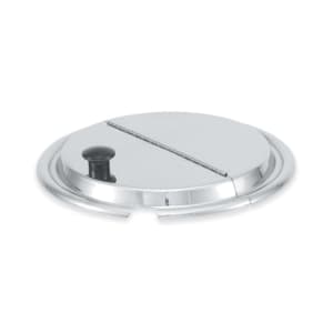 175-47486 4 1/8 qt Hinged Inset Cover - Mirror-Finish Stainless