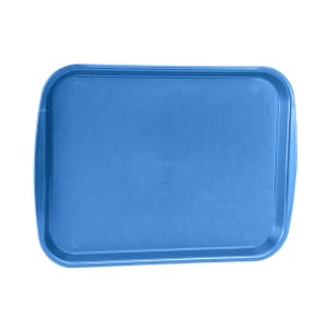 175-121604 Plastic Fast Food Tray - 17 1/10" L x 12 1/10" W, Blue