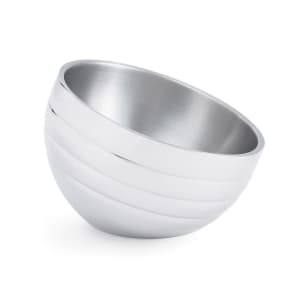 175-46582 5 qt Angled Beehive Insulated Display Bowl - 18 ga Stainless