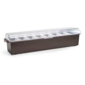 175-474601 (8) Compartment Bar Garnish Tray - Domed Lid